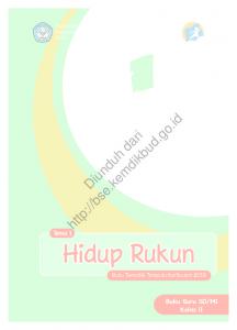 2.1. Tema 1 Hidup Rukun