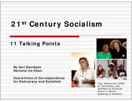 21st Century Socialism