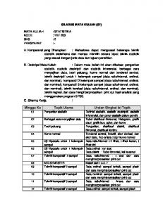 3-Silabus Statistik- S1.pdf - Staff UNY