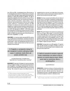 34. Pregabalin as a perioperative strategy for pain ... - SciELO Colombia