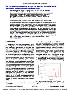 3.4 THz heterodyne receiver using a hot electron ... - repository.tudelft.nl