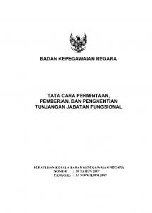 39 tahun 2007 - Badan Kepegawaian Negara