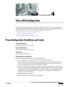 4 Cisco ASA Configuration