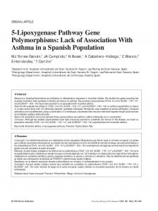 5-Lipoxygenase Pathway Gene Polymorphisms - Semantic Scholar