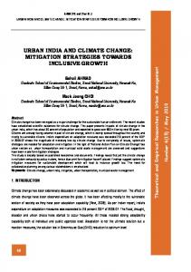 5. urban india and climate change: mitigation strategies towards ...