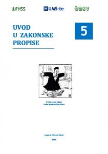 5. Uvod u Zakonske propise - wfhss