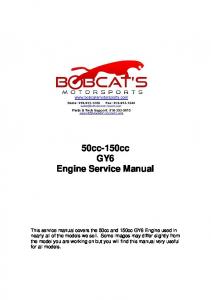 50cc-150cc GY6 Engine Service Manual