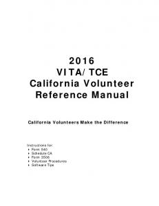 5130 2015 Volunteer Reference Manual