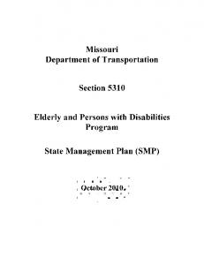 5310 State Management Plan