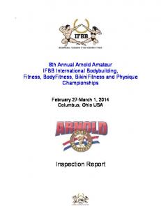 5th Annual Arnold Amateur