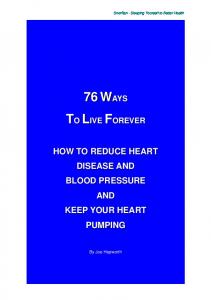 78 Ways to Live Forever - SnorBan