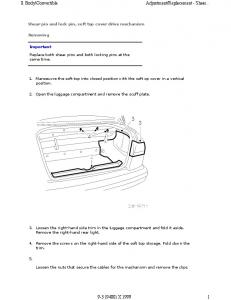 8. Body\Convertible Adjustment/Replacement - Shear... 9-3 (9400) X ...