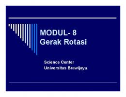 8 MODUL-08-Gerak Rotasi [Compatibility Mode] - Universitas ...