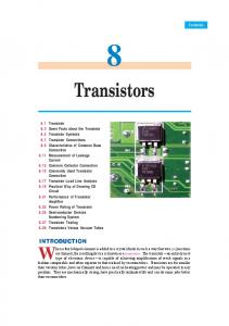 8. Transistors - Talking Electronics