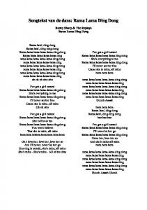 A 144 rama lama ding dong (lyrics)