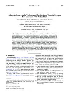 A Bayesian Framework for Verification and Recalibration of Ensemble ...