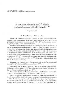 A bounded domain in - Springer Link