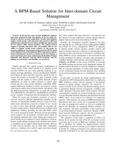 A BPM-Based Solution for Inter-domain Circuit ... - IEEE Xplore