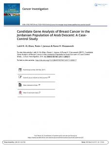 A Case-Control Study