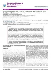 A Clinical Perspective on the Need for Psychosocial Care Guidelines ...