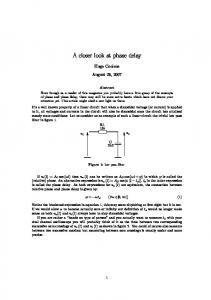 A closer look at phase delay - Core