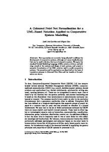 A Coloured Petri Net Formalisation for a UML-Based ... - Springer Link