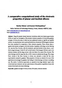 A comparative computational study of the electronic properties of ...