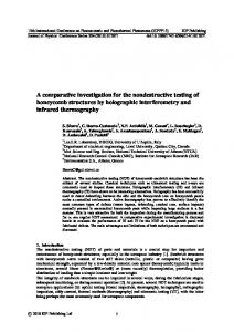 A comparative investigation for the nondestructive testing of ...