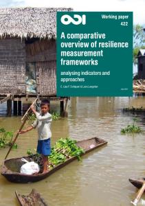 A comparative overview of resilience measurement frameworks ...