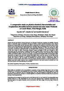 A comparative study on physico-chemical characteristics ... - iMedPub