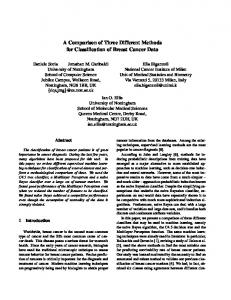 A Comparison of Three Different Methods for ... - CiteSeerX