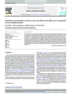 A comparison of two sampling methods