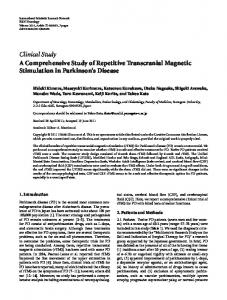 A Comprehensive Study of Repetitive Transcranial Magnetic ...