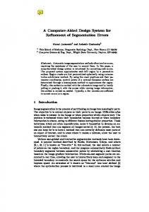 A Computer-Aided Design System for Refinement ... - Semantic Scholar