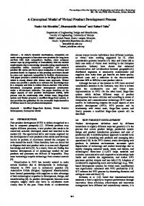 A Conceptual Model of Virtual Product Development Process