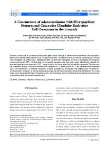 A Concurrence of Adenocarcinoma with