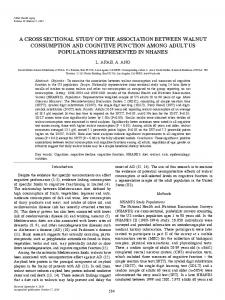 a cross sectional study of the association between ... - Springer Link