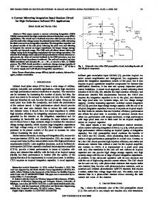 A current mirroring integration based readout circuit for ... - IEEE Xplore