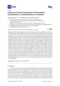 A Demonstration in Namibia - MDPI