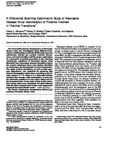 A Differential Scanning Calorimetric Study of ... - Science Direct