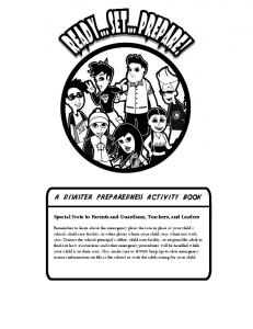 a disaster preparedness activity book