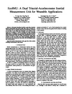 A Dual Triaxial-Accelerometer Inertial Measurement Unit ... - ABSYNTH