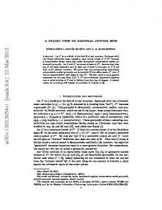 A dyadic view of rational convex sets