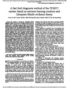 A fast fault diagnosis method of the PEMFC system