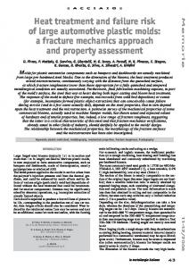 a fracture mechanics approach and property assessment