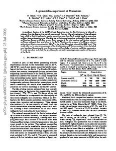 A geoneutrino experiment at Homestake