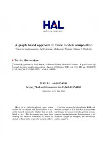 A graph based approach to trace models composition - Core