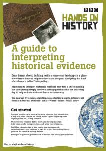 A guide to interpreting historical evidence - BBC.com