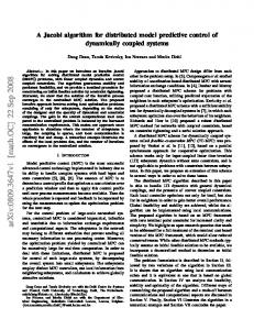 A Jacobi algorithm for distributed model predictive control of ...