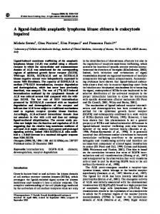 A ligand-inducible anaplastic lymphoma kinase ...